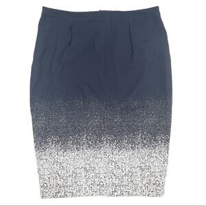 IRIS SETLAKWE Knit Pencil Skirt Wearable Art Canadian Luxury Designer Size 6